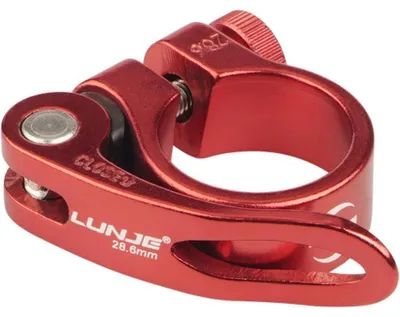 Obrázek produktu pro Hodinová objímka pro sedlovku, 28,6 mm, červená, hliníková slitina, pro horská kola (MTB) a závodní kola