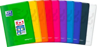 Zdjęcie produktu dla Oxford Zeszyt B5 60 kartek kratka mix kolorów
