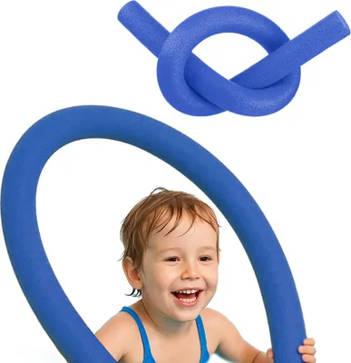 Produktbild von Outtec® Schwimmnudel Poolnudel - 148 cm - Wassernudel, Schwimmhilfe, Schwimmstange, Schaumstoffstange für Kinder und Erwachsene - Aquagymnastik - Blau