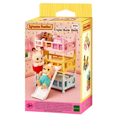 Produktbild von Sylvanian Dreistöckiges Babyhochbett