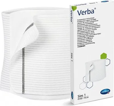 Obrázek produktu pro Břišní elastický podpůrný pás Verba, vel. 2 (75 - 85 cm)