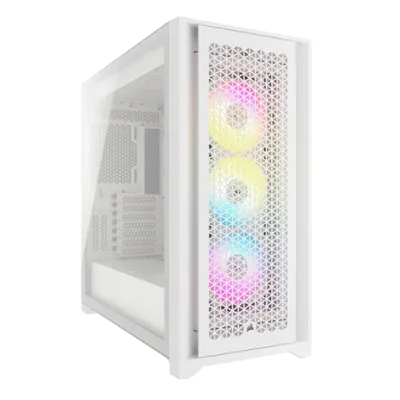 Immagine prodotto di CORSAIR Geh Midi 5000D RGB Airflow (Tempered Glass) White