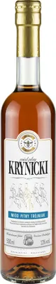 Obrázek produktu pro Krynicki Trójniak med (třetinky) 0,5L | Medovina Medové víno Medovina | 500 ml | 13% alkoholu | Polská výroba | Nápad na dárek | 18+