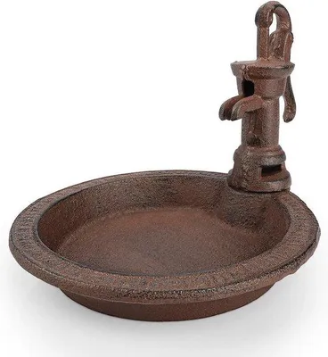 Produktbild von Famanu Vogelbad Gusseisen - Frostbeständige Wasserschale für den Garten