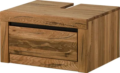 Immagine prodotto di MASSIVMOEBEL24 | Mobile lavabo in legno di rovere 70x50x37 oliato - natur MONTREUX #52