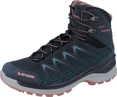 Produktbild von LOWA Innox Pro GTX Mid Damen Trekkingstiefel blau rose Textil - Größe: UK 6