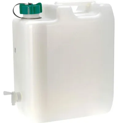 Image de Jerrican Alimentaire - 35 L - Naturel - 39,5 x 24 x 47,5 cm - Grande Ouverture - Fabrication Française