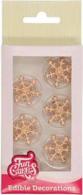 Obrázek produktu pro Cukrové zdobení sněhové vločky, 12ks