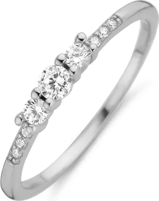 Produktbild von New Bling Zilveren Ring 9NB-0388 56 - Maat 56 - Zrikonia - Zilverkleurig