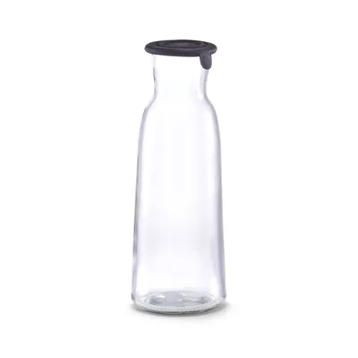 Produktbild von ZELLER Wasserkaraffe 1l mit Silikondeckel 9,4x25,7cm