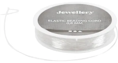 Produktbild von Elastische Schnur, rund, Dicke 0,8 mm, 10 m/ 1 Rolle [HOB-615420]