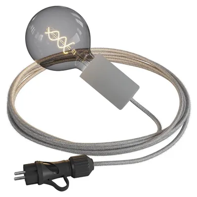 Produktbild von Creative Cables Snake Eiva Elegant Hängelampe 5 M Grau Grau One Size