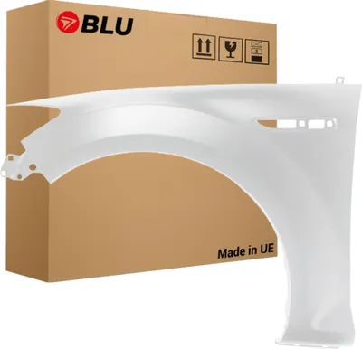 Zdjęcie produktu dla BLU Błotnik pasujący do Ford Mondeo MK4 IV 7VTA Lewy Biały Frozen White | 2007-2010 | Przedni Przód | Lakierowany | Gotowy do montażu | Stal