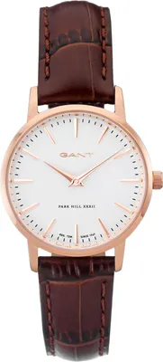 Produktbild von Gant Park Hill 32 Damenuhr braun/roségoldfarben/weiß W11402
