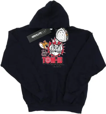 Produktbild von Tom And Jerry - "Tomic Energy" Kapuzenpullover für Herren BI19104 (S) (Marineblau)