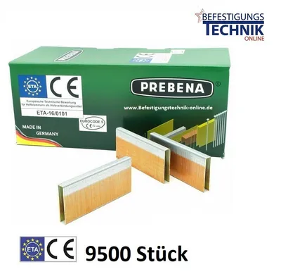 Obrázek produktu pro Prebena svorky Z 50mm CSVHA ETA pozinkované pro 5C-Z75 Haubold KG 700 Tjep PQZ KL-57 9,5M