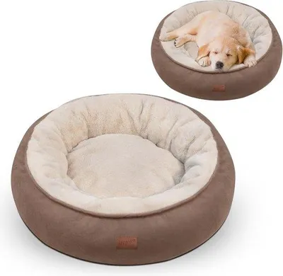Produktbild von Famanu Hundebett Waschbar - Kompaktes Hundekissen 50 x 50 cm