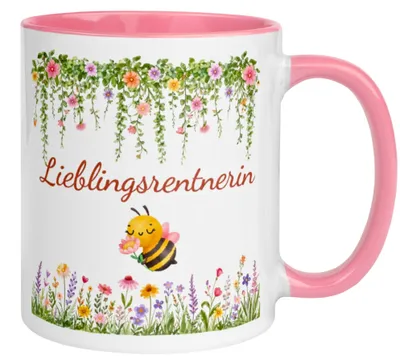 Produktbild von Tasse Rente Frau – „Lieblingsrentnerin“ – Geschenk Rentnerin Renteneintritt
