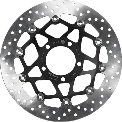 Produktbild von BREMBO Schwimmende Bremsscheibe 78B40881 Gold Serie D.320 Dicke 5mm 5 Löcher für TRIUMPH