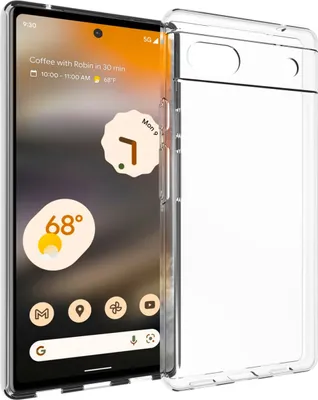 Produktbild von Accezz Clear TPU Backcover Google Pixel 6a - Transparent