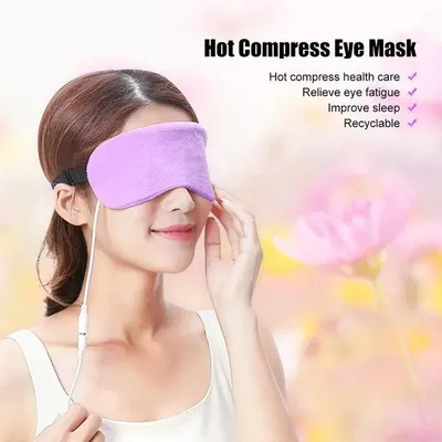 Produktbild von Elektrisches Oogmasker zur Trockenheitslinderung und Schlafverbesserung - ständige Wärmetherapie für dunkle Ringe und Schwellungen.