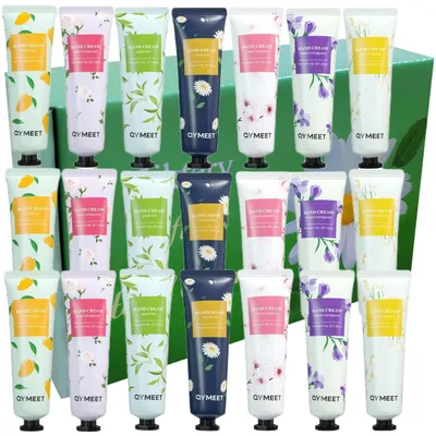 Immagine prodotto di Set regalo per crema mani da donna, 21 pezzi, con 7 profumi, idratante