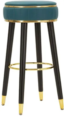 Produktbild von Mauro Ferretti Barhocker London Grün Gold 38x74 cm