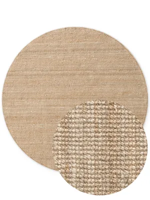 Immagine prodotto di 200x200 (diametro) cerchio Pezzo tappeto Jaipur 105974 Natur/Oro cerchio