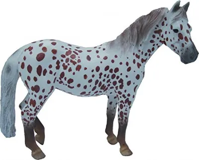 Produktbild von XL Collecta gefleckte englische Ponystute-Figur, handbemalt