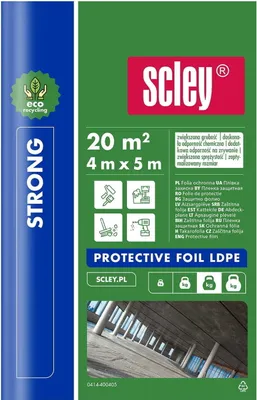 Produktbild von Hardex LDPE-Schutzfolie *EKO* 4mx5m Strong Stärke ca.0,04mm