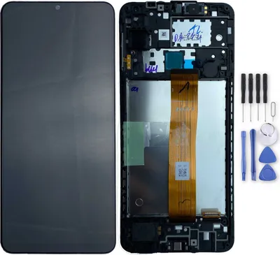 Produktbild von Samsung LCD Display Kompletteinheit mit Rahmen GH82-24490A für Galaxy A12 A125F Schwarz / Black