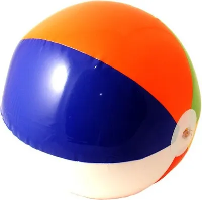 Produktbild von Smiffys Strandball Beach Ball, Aufblasbar, 40cm - ein Stück