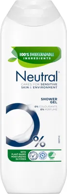 Produktbild von Neutral - Duschgel - Empfindliche Haut - 0% Farbstoff & Parfüm - Mit pflanzlichem Glycerin - 250 ml - 1 Stück