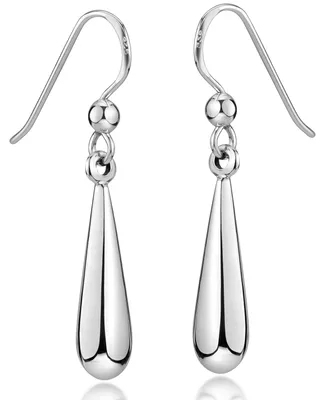 Produktbild von MATERIA Damen Ohrhänger Tropfen Silber 925 - Ohrringe Silber hängend mit Etui #SO-4