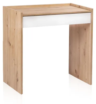 Imagen del producto de duehome -Mesa de escritorio compacta con cajón 81,5x40 cm Dess