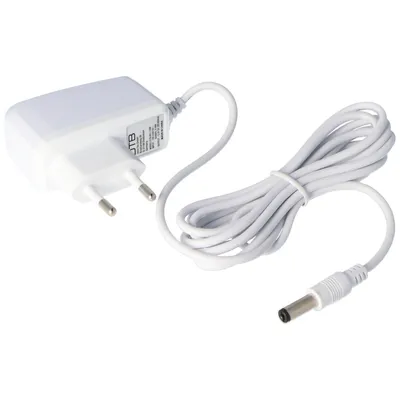 Produktbild von Netzteil weiß passend für Tivoli Audio PAL, iPAL Radio 12 Volt, Ladestrom 600mA, Anschlussstecker DC 5,5 x 2,1mm