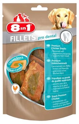 Obrázok produktu pre 8in1 Fillets Pro Dental, Snack, Pes, 80 g