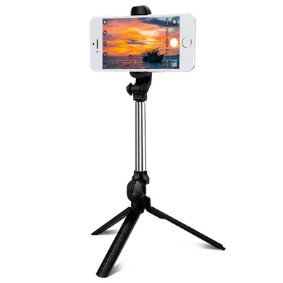 Obrázek produktu pro bluetooth selfie tyč 2 v 1 s integrovaným stativem a teleskopickým ramenem