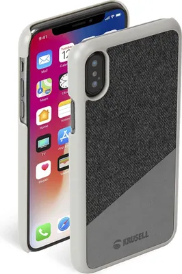 Produktbild von Krusell Tanum, Cover, Apple, iPhone X/XS, 14,7 cm (5.8"), Grau