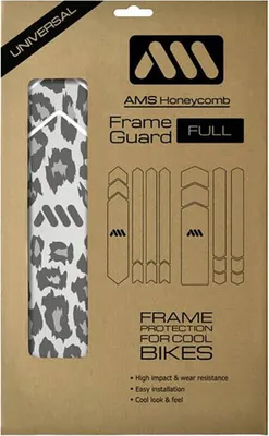 Produktbild von All Mountain Style Honeycomb Full Rahmenschutzaufkleber Grau  Grau One Size