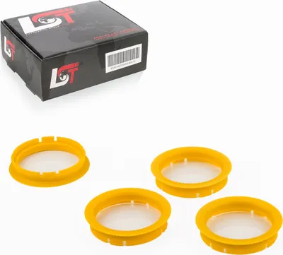 Produktbild von 4x Zentrierringe Gelb Alufelgen Ø 70,0 mm - Ø 60,1 mm für BMW für MINI
