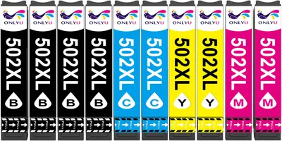 Produktbild von 10 502 XL Druckerpatronen Für Epson 502XL Expression Home XP-5100 XP-5105 XP-5115 XP-5150 WorkForce WF-2800 WF-2860 DWF WF-2865 DWF WF-2860 WF-2865