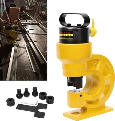 Produktbild von Hydraulische Stanzmaschine, 310 kN Stanzdruck, mehrere Öffnungsgrößen, langlebiger Wolframstahl