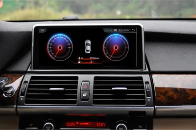 Produktbild von 10.2 Zoll Android 13 GPS Navigation Autoradio Drahtlos Carplay und Android Auto für BMW X5 X6 E70 E71 CIC USB WiFi  4GB RAM 64GB ROM