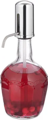 Image de Pompe à jus manuelle pour 2,4 litres - Petit corps de bouteille transparent