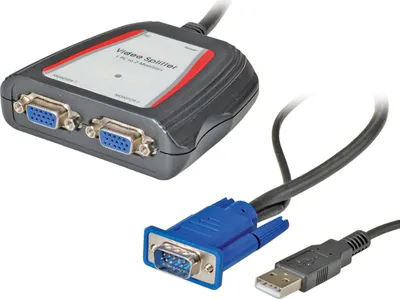 Obrázok produktu pre VALUE 14.99.3523, VGA, 2x VGA, Šedá, 250 MHz, 0,65 m, 1920 x 1440