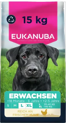 Image de EUKANUBA croquettes pour grands chiens adultes, riches en poulet, 15 kg