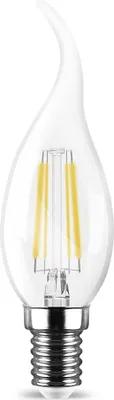 Produktbild von LED Leuchtmittel E14 Filament Flamme Kerzenform C35T 4W 400 Lumen neutralweiß (4000 K)