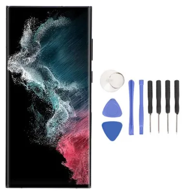 Produktbild von 6,67 Zoll Ersatzbildschirm passend für Galaxy S22 Ultra 5G SM-S908U SM-S908U1 SM-G908A SM-S908W US-Version Touch-Display-Digitizer mit Rahmen Fingerab
