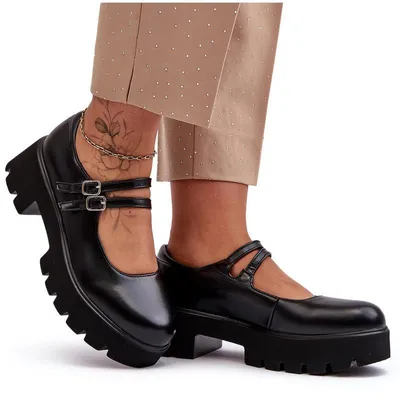 Produktbild von Damenhalbschuhe Mit Niedrigem Absatz Schwarz Saviwa 37
